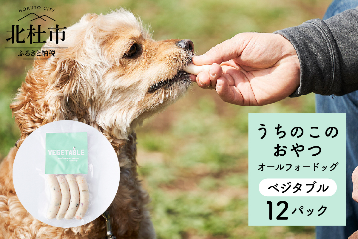 uchinokono oyatsu All for dog　うちのこのおやつ　オール フォー ドッグ（ベジタブル）×12パック